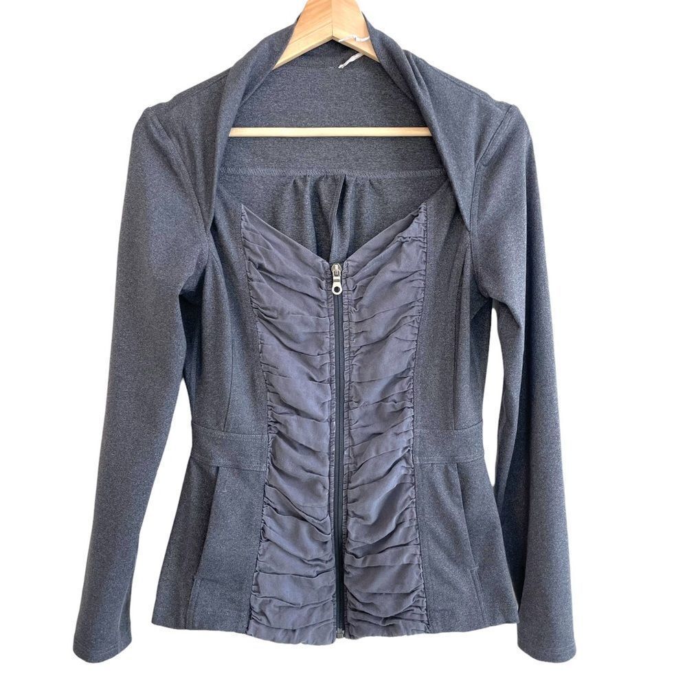 Karma Ruched Athletic Wear Jacket